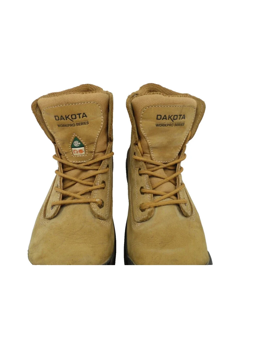 Dakota Men's 6'' 6518 Steel Toe Steel Plate Safety Work Boots Tan Size 12M